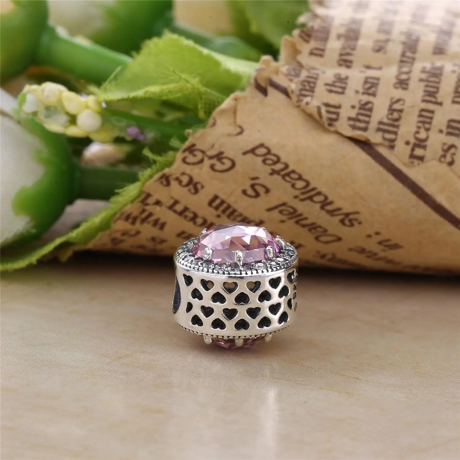 Новинка оригинальные серебряные блестящие подвески в виде сердца моря бусины 925