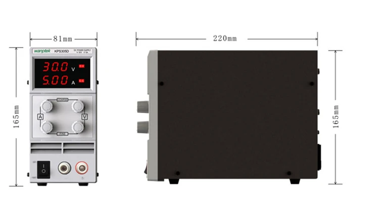 Wanptek мини импульсный источник питания постоянного тока KPS605D 60V 5A одноканальный