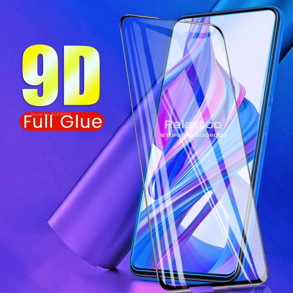 9D полный клей Honor9X Glas защита экрана закаленное стекло для Huawei Honor 9X / Pro защитное