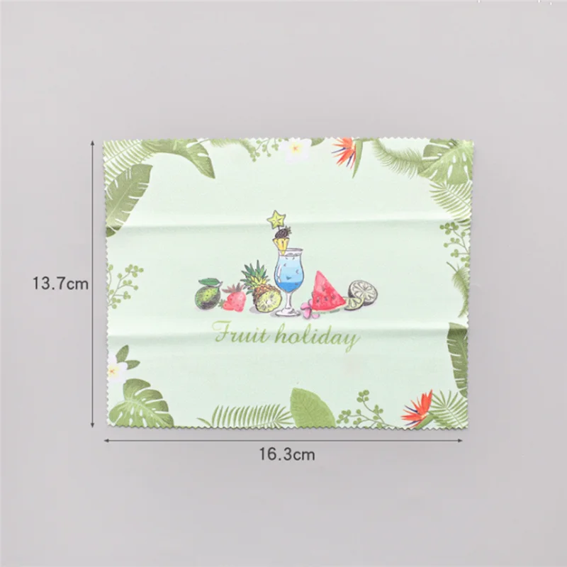 5 шт./лот новинка модная ткань из микрофибры для чистки очков линз телефона