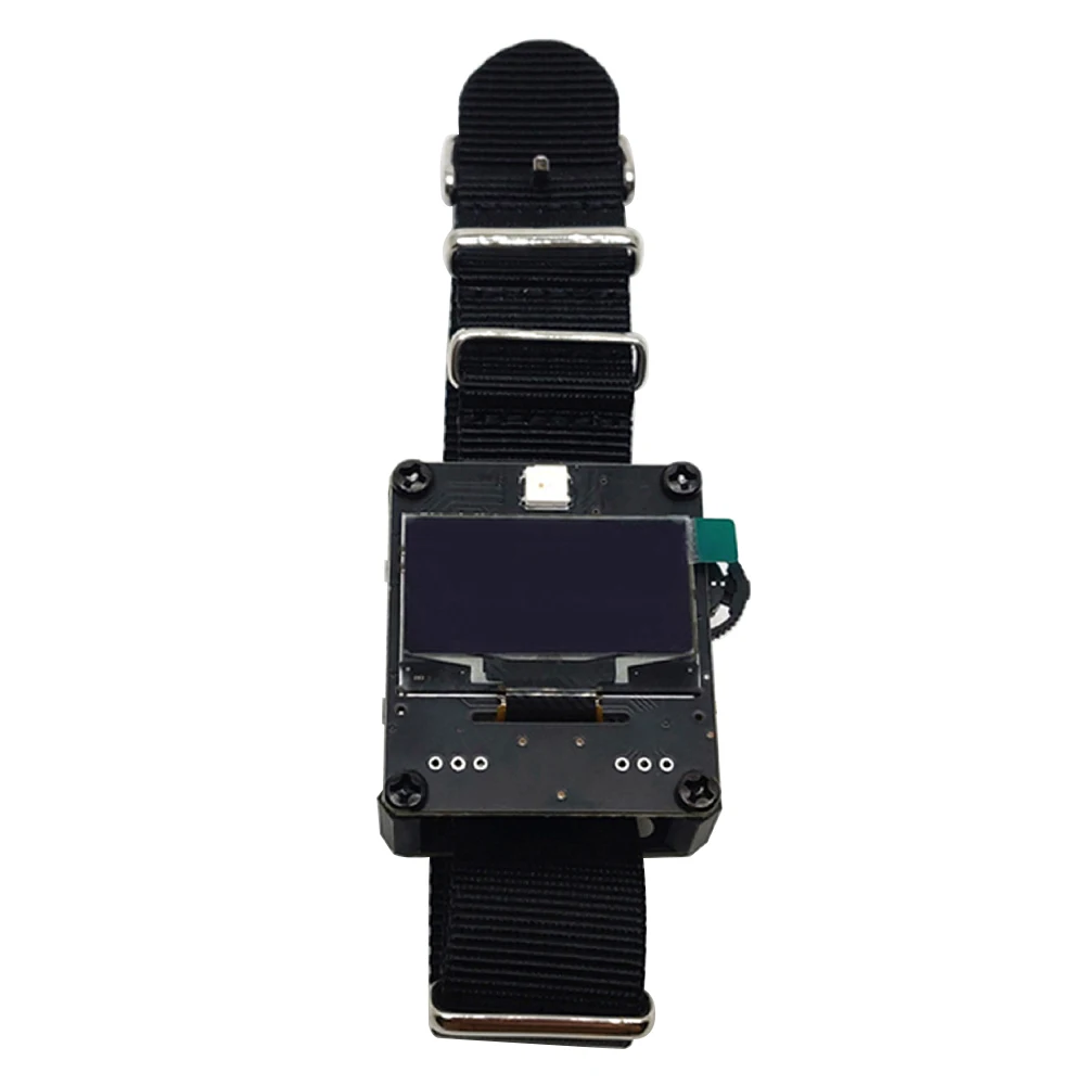 

Tool Watch Programmable Wearable Accessories Development Board Practical ESP8266 Portable WiFi Test Professional OLED Dispaly