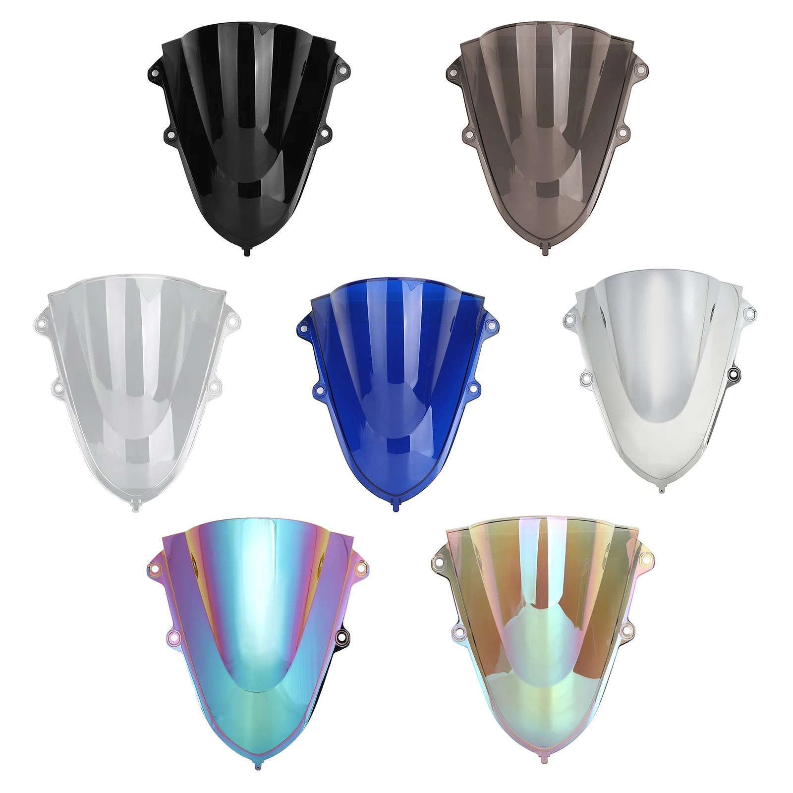 

Areyourshop for Yamaha YZF R15 V3 2017-2019 2018 YZFR15 ABS Plastic Motorcycle Windshield WindScreen Windshield Covers