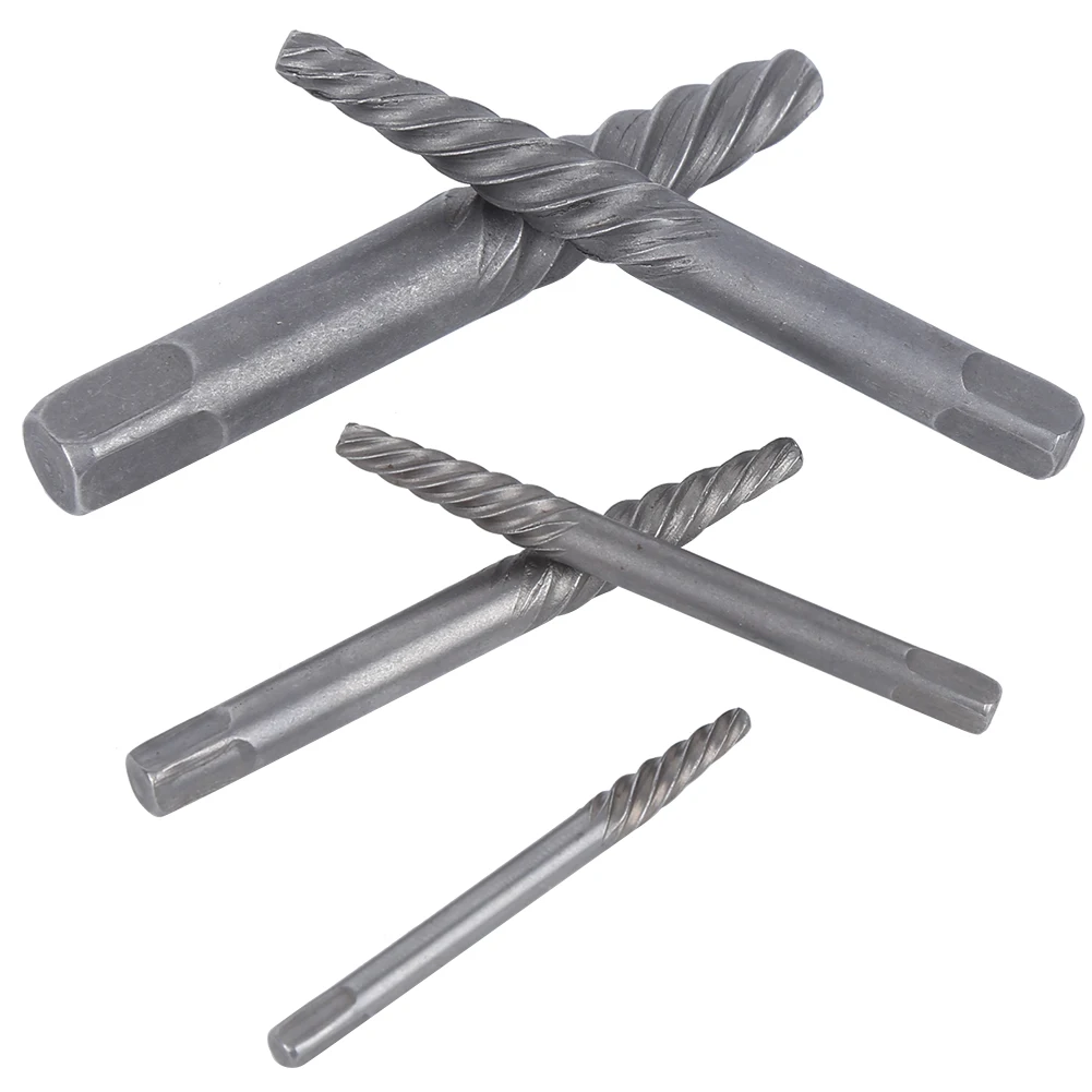 

5PCs Headless Screw Extractor Hand Tool Hardware Accessory Steel Silver