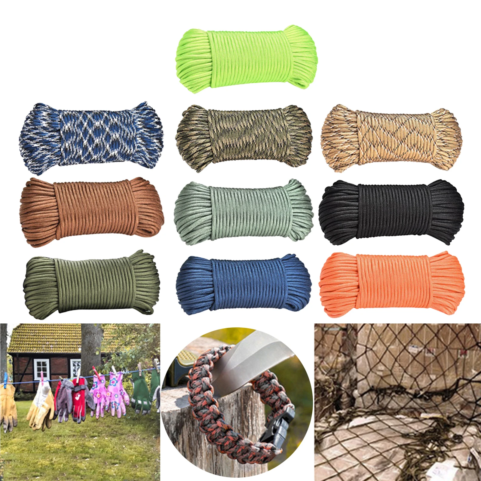 

650 Паракорд выживания Тип III 10 нитей шнур шнурок веревка