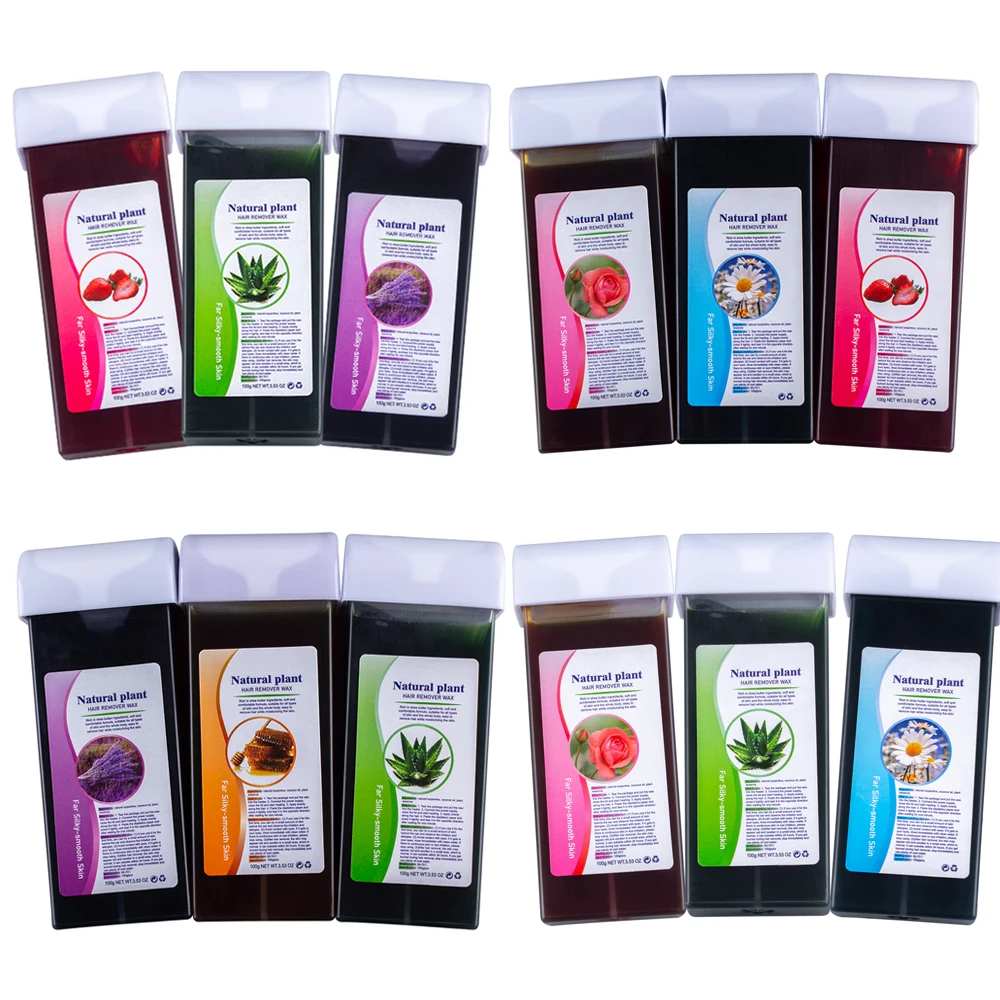 100g депиляционный мягкий сатин гладкокрашеный восковые бусинки органические