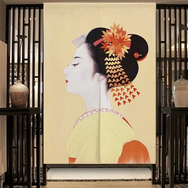 Занавеска для дверей и ресторанов в японском стиле декоративная занавеска