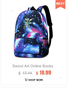 Sword Art онлайн рюкзак Sword Art онлайн Рюкзаки Высокое качество трендовая сумка шаблон для мужчин-женщин шоппер для подростков Мульти сумки с карманами