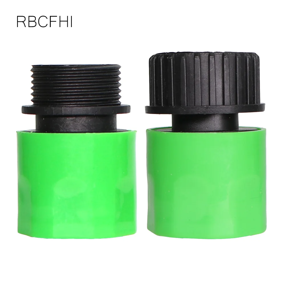 

RBCFHl Garden Quick Coupling Irrigation 1 set of Male Female Hose Connector from Quick Adaptor to 3/4'' Hose Thread Connector