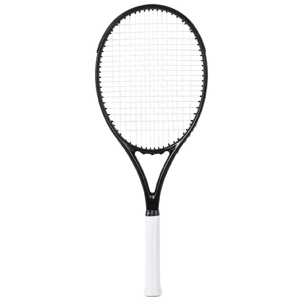 Carbon Tennis Racket Training 4 3/8 Grip Tennis Racquet for Men and Women Single Tennis Adults Practice