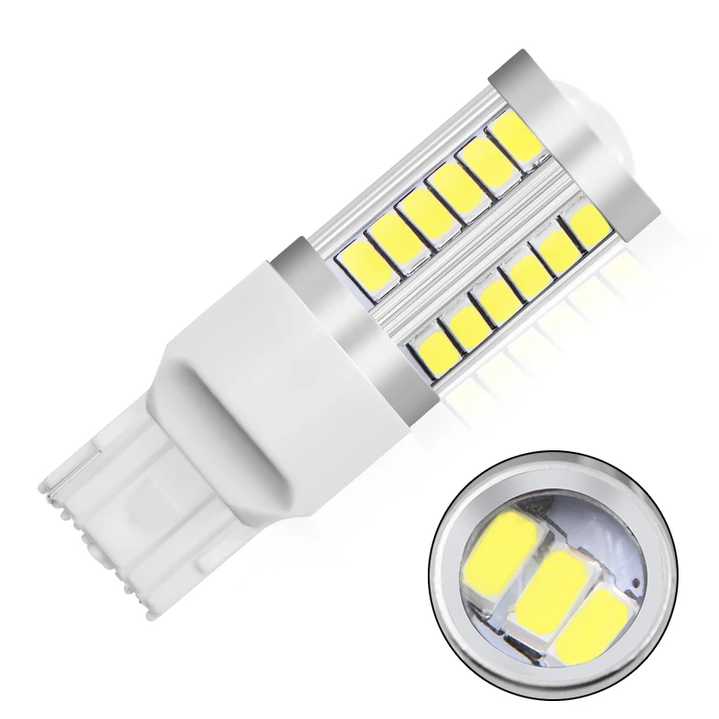1 шт. T20 7440 W21W WY21W 33 smd 5730 5630 светодиодный автомобильный Желтый Янтарный указатель