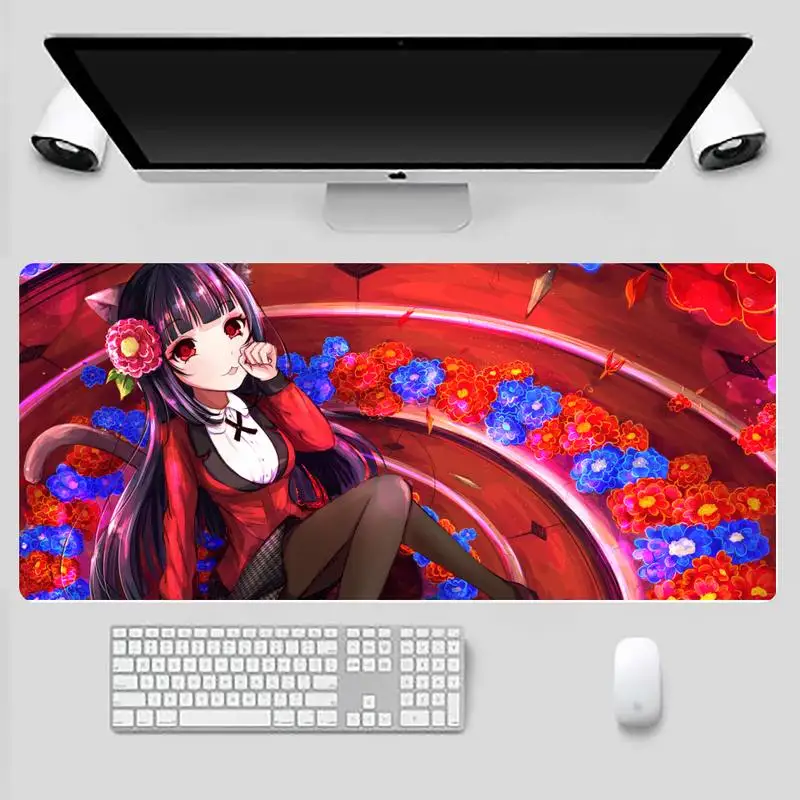 

Kakegurui Jabami Yumeko large Pad to Mouse Game Desk Table Protect Game Office Work Mouse Mat pad X XL Non-slip Laptop Cushion