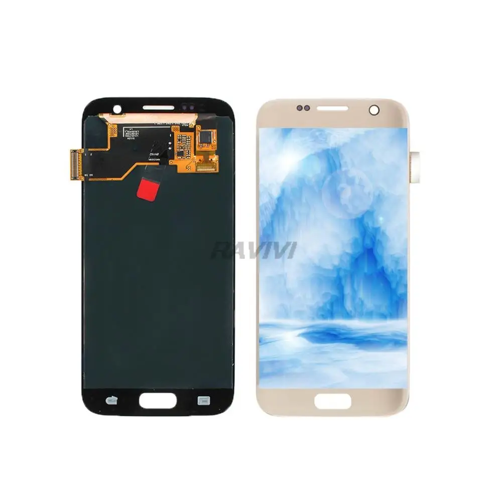 S7 AMOLED для SAMSUNG GALAXY G930A ЖК-дисплей G930 G930F сенсорный экран протестированный