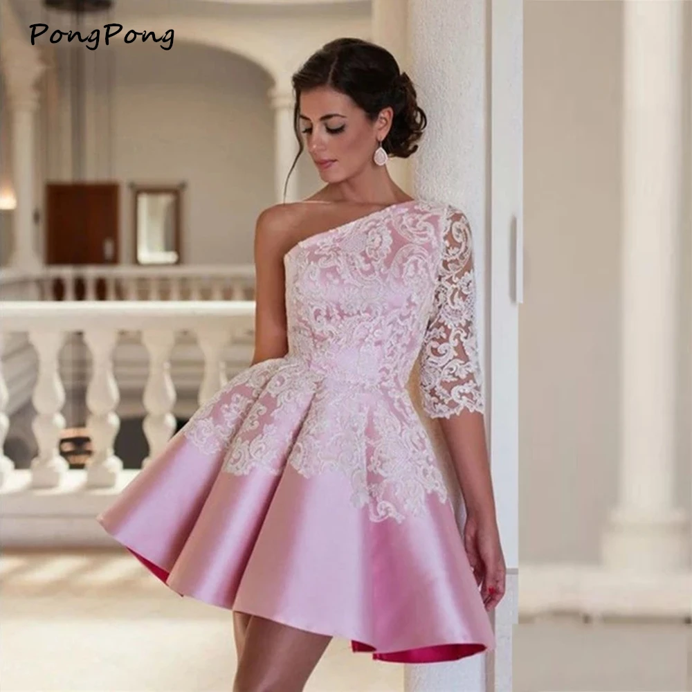 Милое розовое ТРАПЕЦИЕВИДНОЕ атласное платье с открытыми плечами, вечерние бальные платья 2021