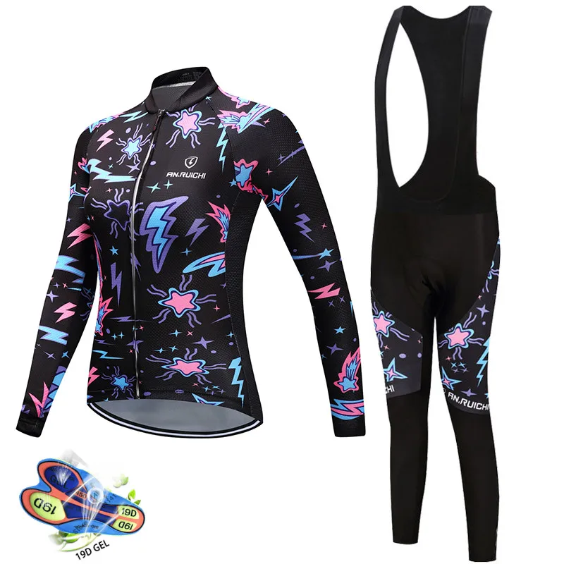 Новинка 2019! Распродажа! Женские майки для велоспорта Ropa Ciclismo/осенняя одежда
