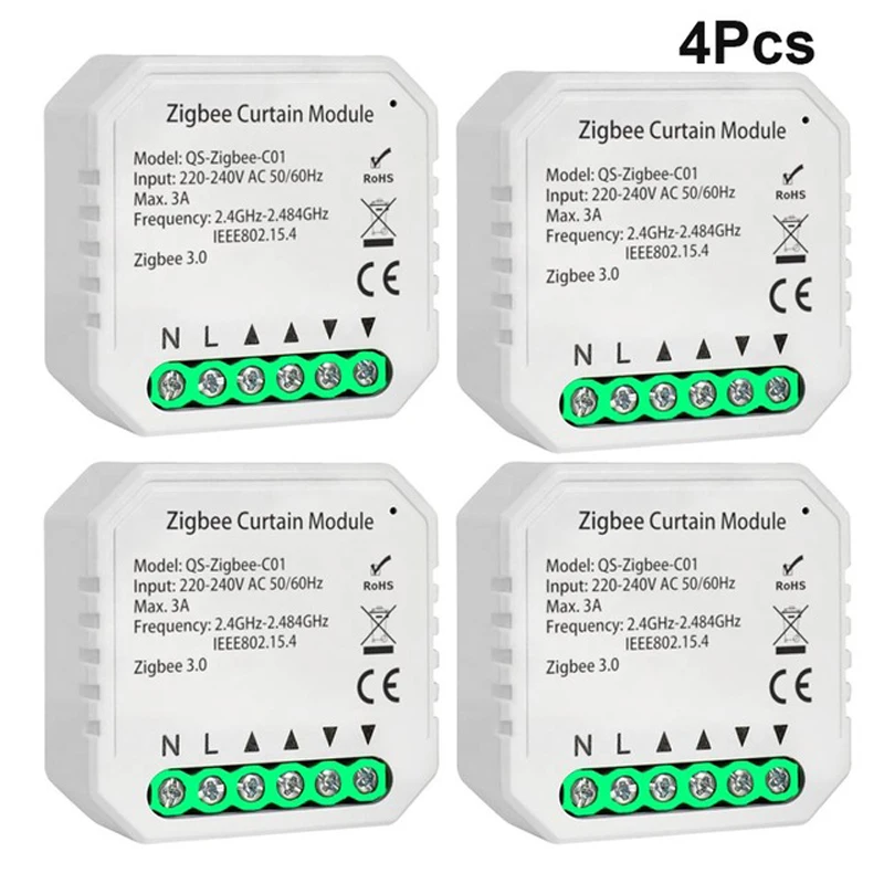 

HIMOJO Tuya Smart Zigbee Curtain Switch for Roller Shutter Blind Motor DIY Smart Home Google Alexa Zigbee smart home products