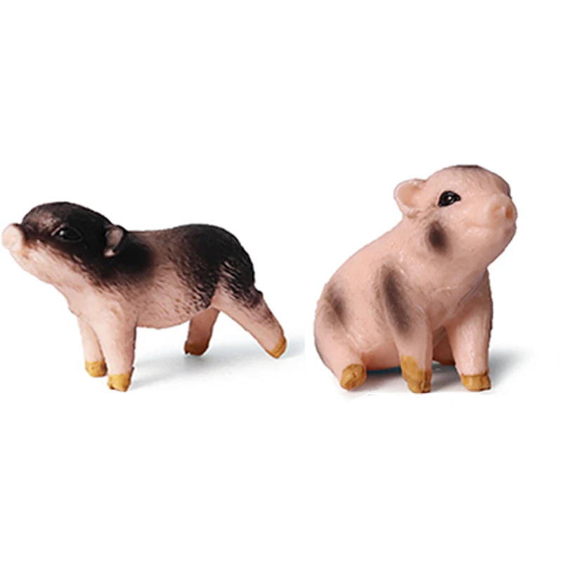 Экшн-фигурки и игрушки фигурка фермы свинка мини модель птицы Коллекционная для