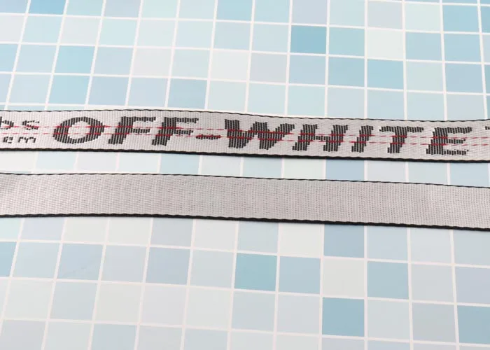 white color 10 ярдов 25 мм "ВЫКЛ белый" тесьма розовый/черный/желтый/белый/красный цвет для ленты ремни для сумок ремень швейное изделие для сумки аксессуары - Color: white color