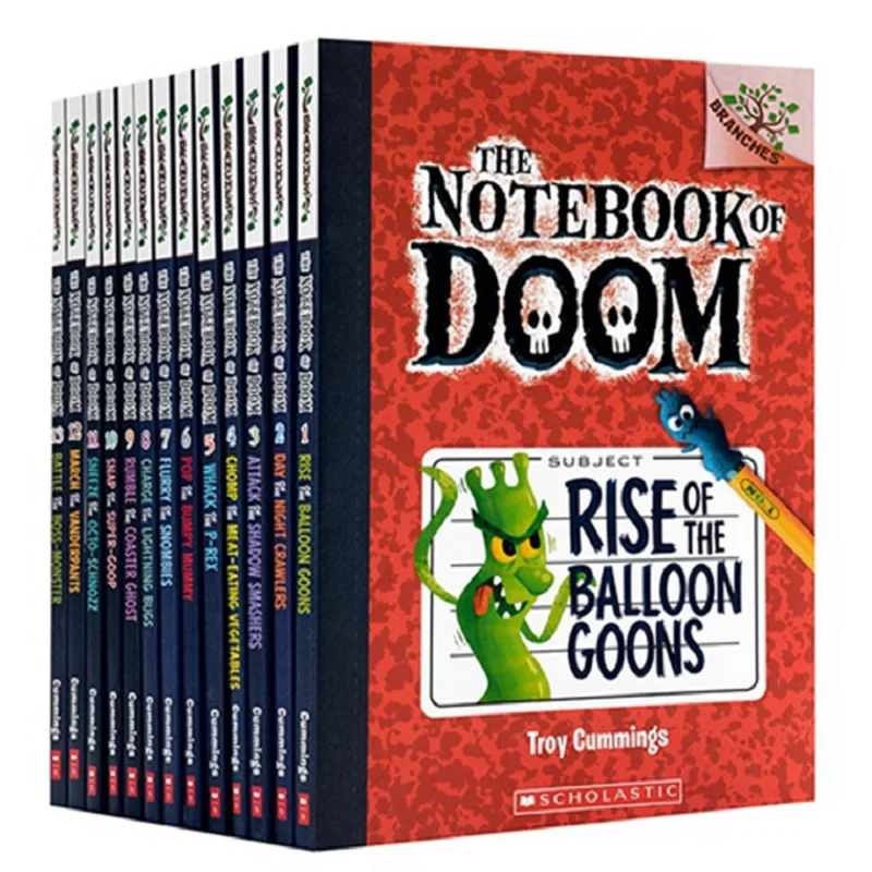 13 Books The Notebook of Doom Children's English Learning book early education book english Picture Books