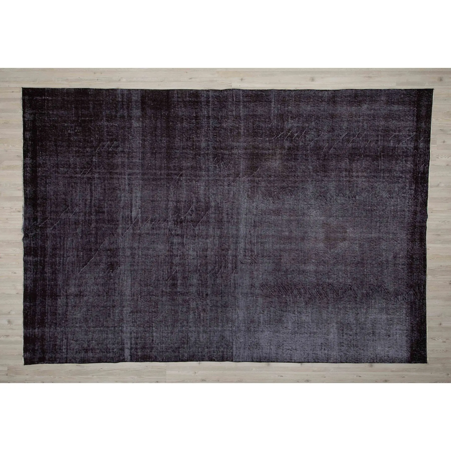 

Black Handmade Carpet Overdyed Big Size Rug, Living Room Kilim Rug Dining Room Rug 2619