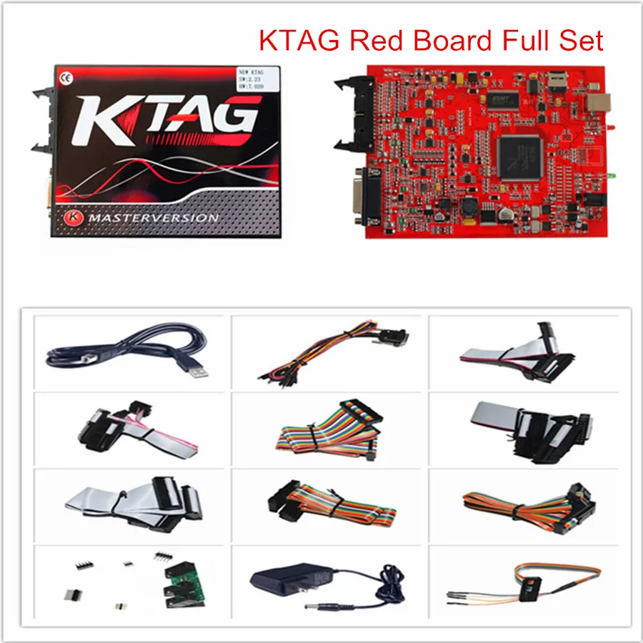 Онлайн версия V2.47 KESS V2 V5.017/KTAG V7.020 K TAG V2.23 Master/OBD2 Manager Тюнинг Комплект Бесплатная
