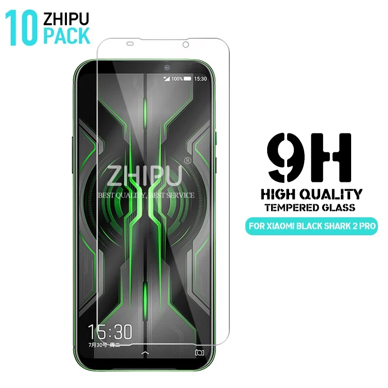 10 шт. закаленное стекло для Xiaomi Black Shark 2 Pro защита экрана 2.5D 9H защитная