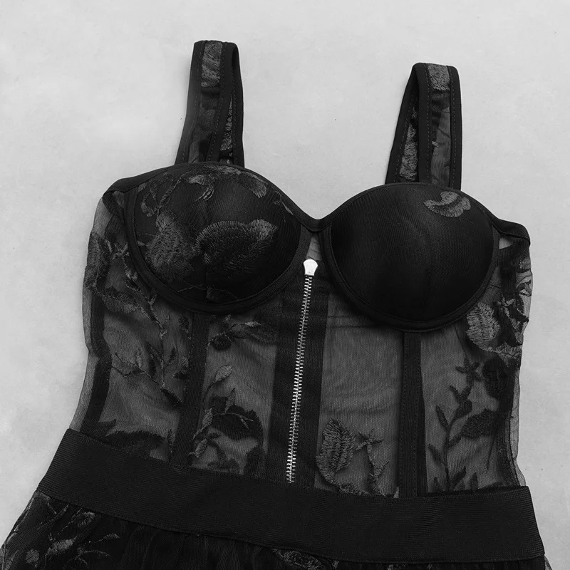 VC все бесплатная доставка 2020 Новое шикарное сексуальное платье с вышивкой без