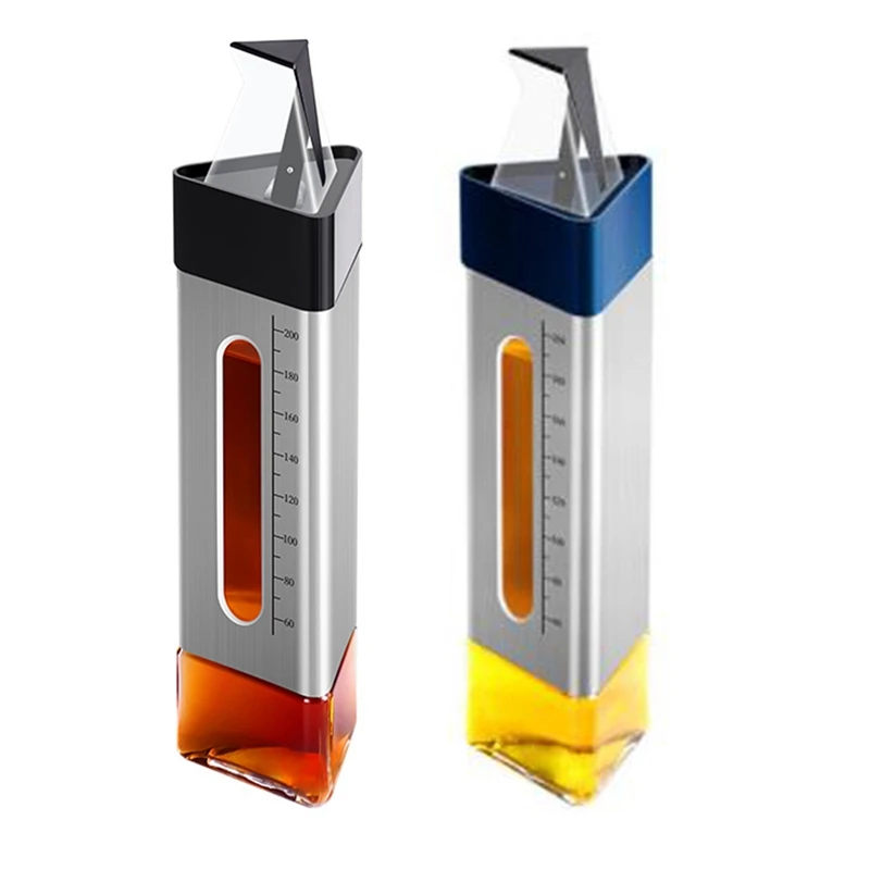 

Stainless Steel Leakproof Oil Bottle Home Soy Sauce Bottle Seasoning Bottle Oil Vinegar Pot Dispensing Cruet Container