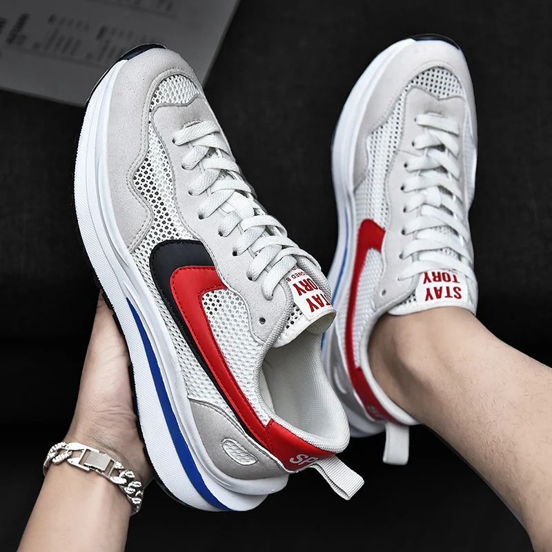 

New men's outdoor sports net running shoes, youth fashion casual flat shoes, comprehensive training shoes for students