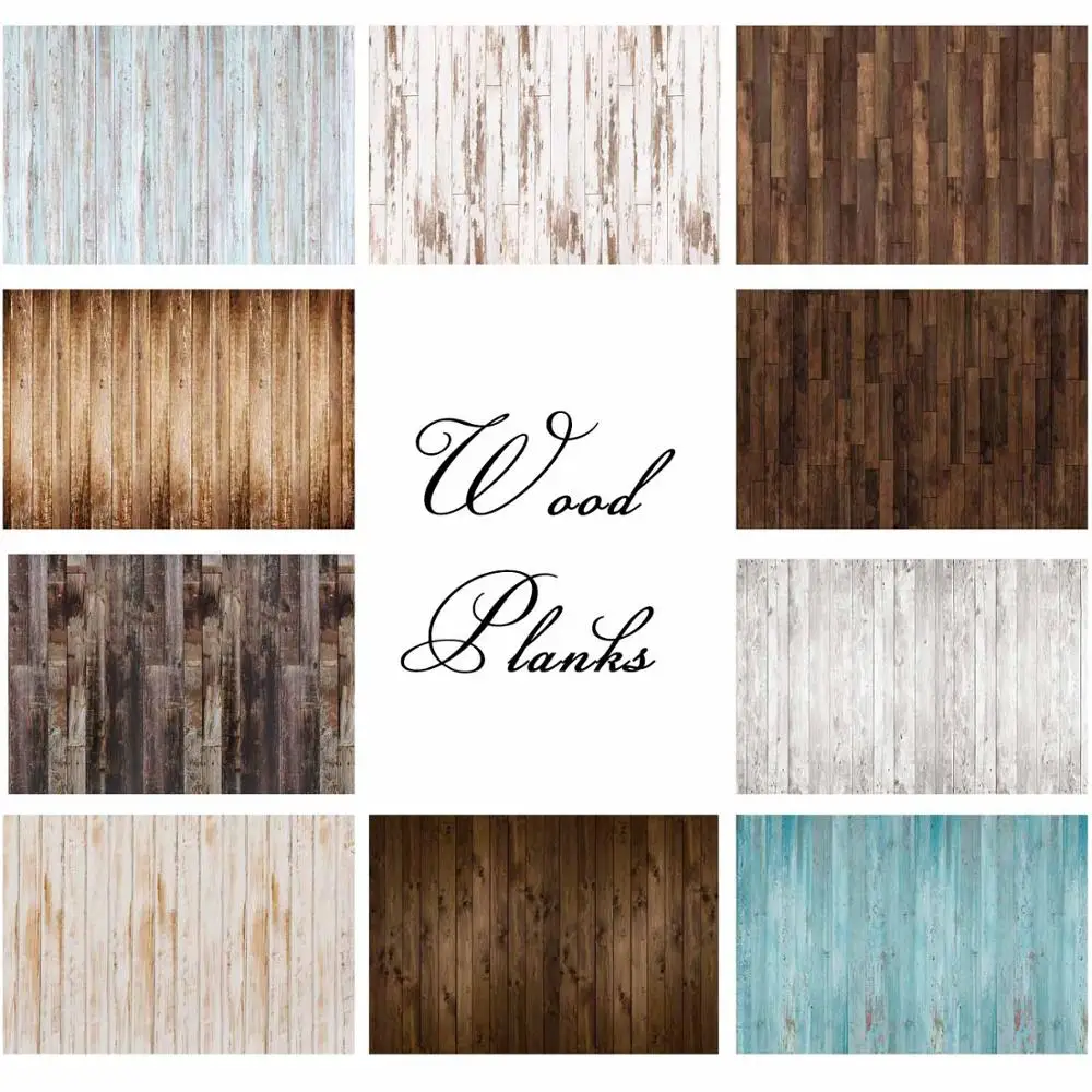 Фотофон SeekPro с изображением деревянного пола коричневая и белая деревянная стена