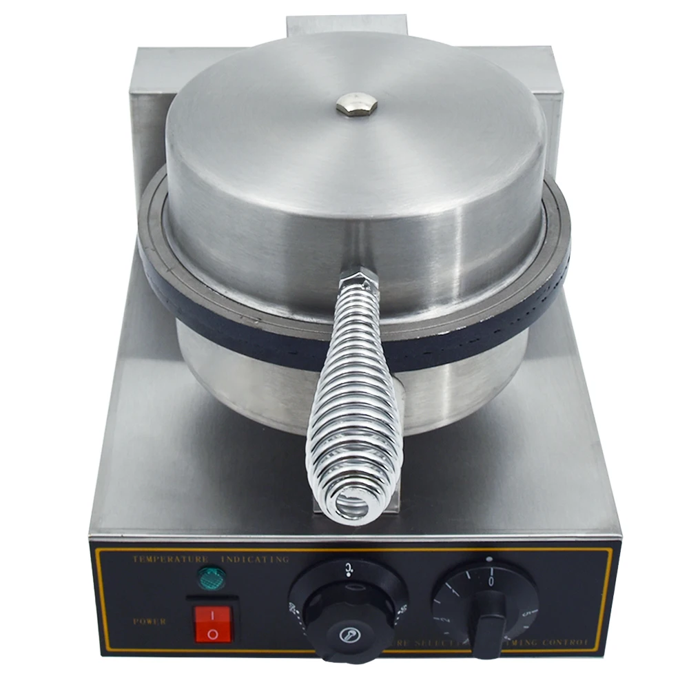 Offerte Uova Elettrico Rotolo Creatore Croccante Frittata Non-Bastone Di Cottura Pan Cialde FAI DA TE Singola Testa Macchina Per Il Gelato Con La Temperatura Di Controllo