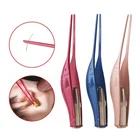 Горячий продавать Светодиодный Фонарик EarPick Очистители инструмент ушами, носом, пупком младенца Нержавеющаясталь Пинцет для удаления ушной серы уход за ушами