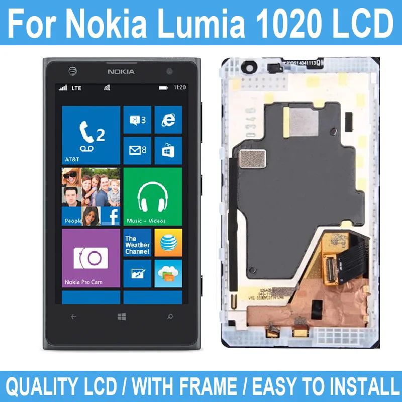 ЖК-дисплей 4 5 дюйма для Nokia Lumia 1020 сенсорный экран дигитайзер в сборе сменные