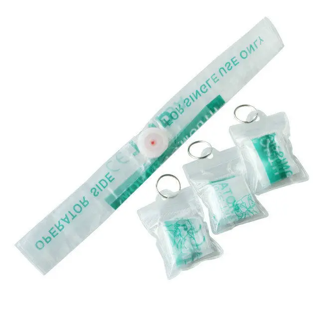 10 шт. сердечно легочной реанимации реанимационная маска ПВХ Водонепроницаемый