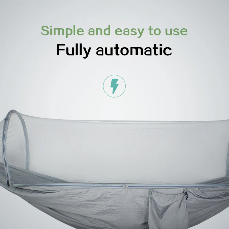 1-2 человека Открытый Кемпинг гамак с москитной сеткой висит спальная кровать для