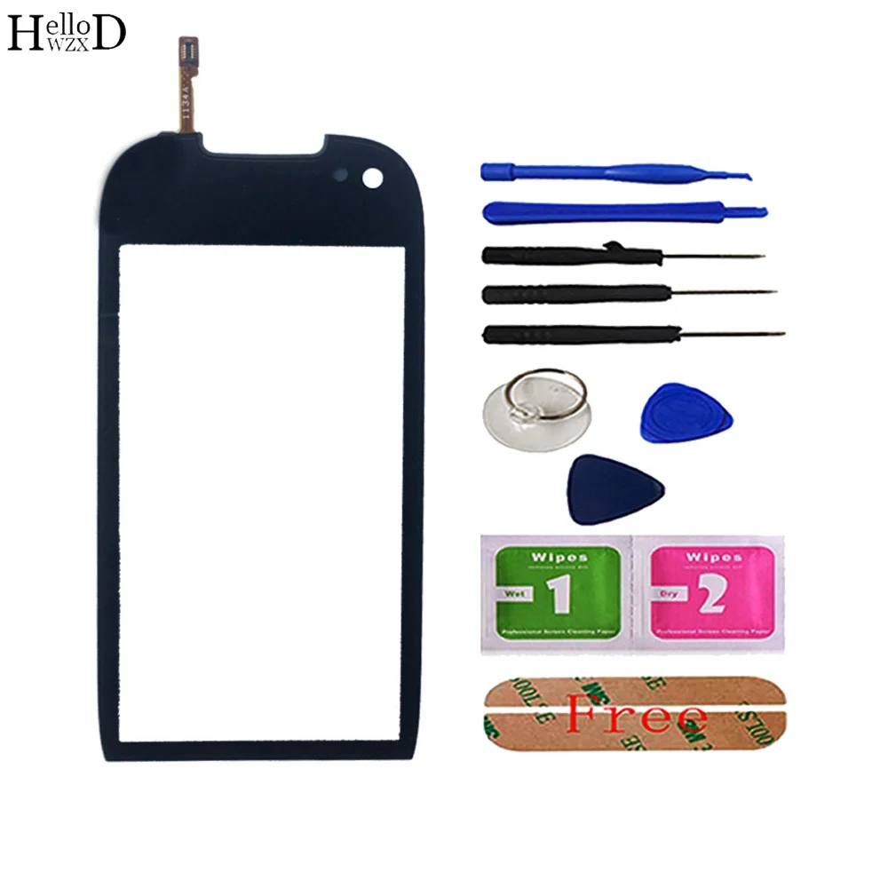 

3.5" Mobile Phone Touch Screen For Nokia 701 Rve-3 Version Touch Screen Digitizer Panel Sensor Front Outer Glass Lens Tools