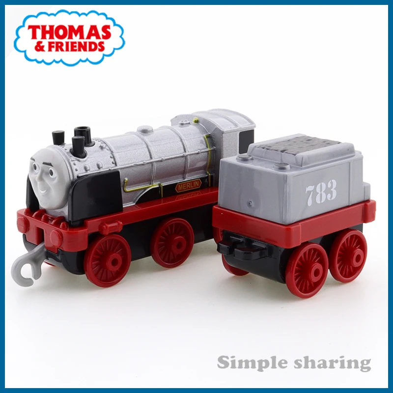 Томас и Друзья Трек мастер двигатель 1/43 Мерлин Невидимый толчок вдоль литого