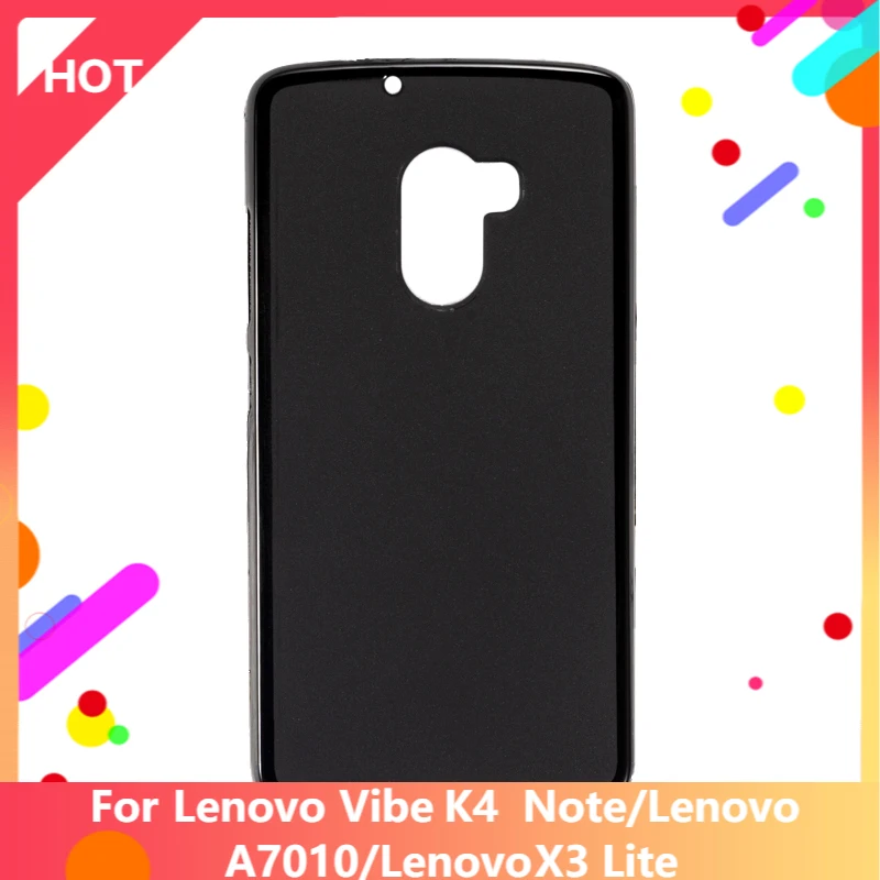 Чехол Vibe K4 Note Матовый Мягкий силиконовый чехол из ТПУ Для Lenovo A7010 X3 Lite для телефона