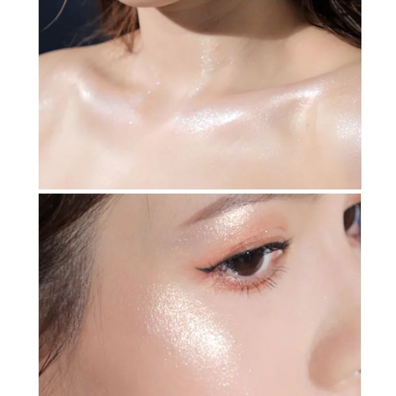 Хайлайтер для лица бронзер палитра контур мерцающая пудра основа тела хайлайтер