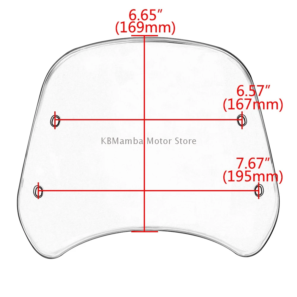

Motorcycle Retro Windshield Instrument visor Wind Upper Fairing Deflector Protector For Benelli Leoncino 250 500 Trail