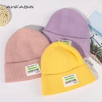 2021 new winter hat knitted hat unisex hat fashion patch outdoor warm hat womens hat skull cap beanie hat men hippop wholesale