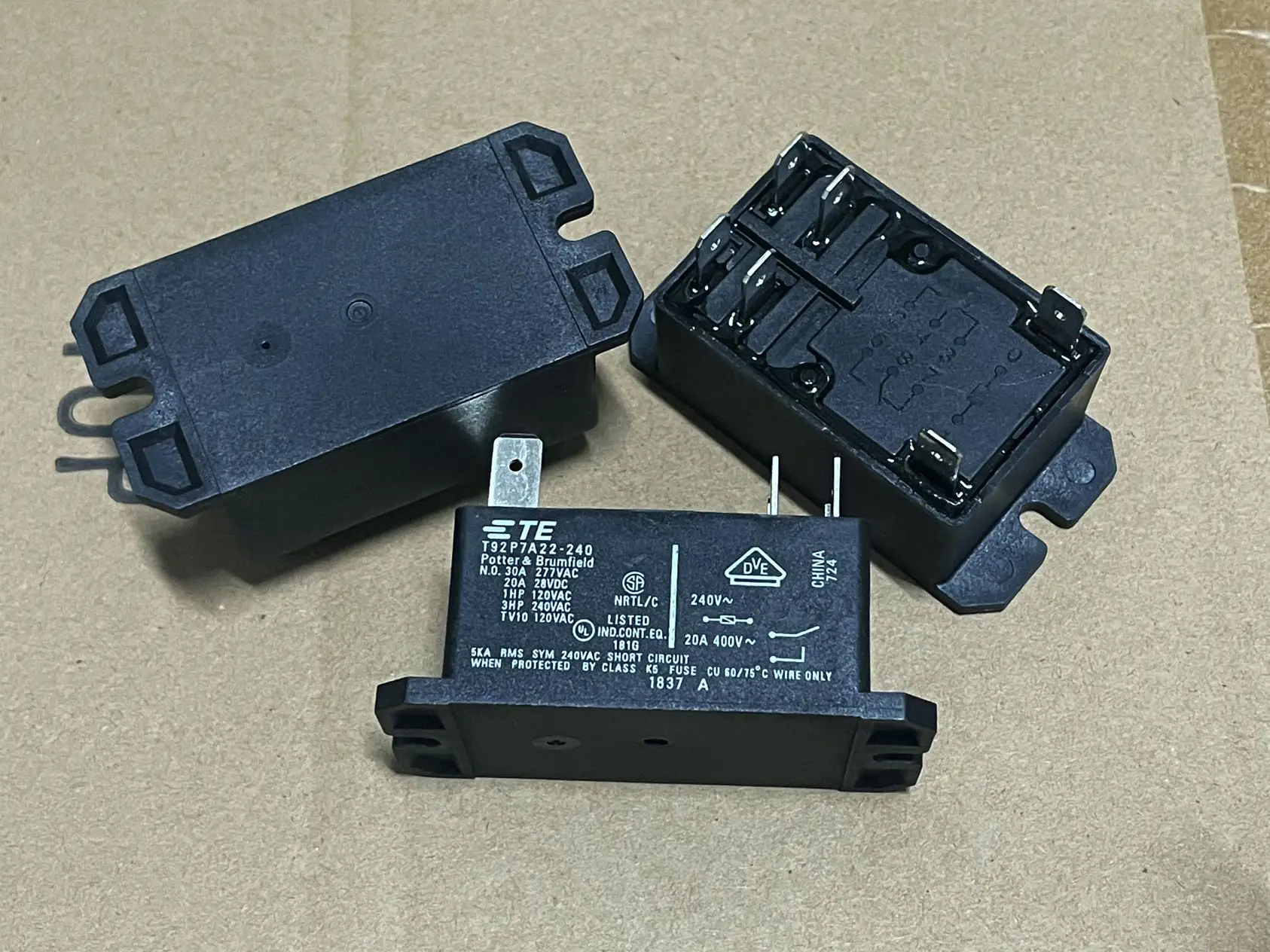 T92P7A22-120 T92P7A22-277 T92P7A22-208 T92P7A22-240 Мощность реле 30A 277VAC 6 контактов | Обустройство дома