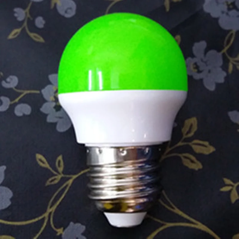 

3W 220V E27 Colorful Led Light Lamp Led White Warm White Bulb Lighting Accessories For Decorating Home Bar Park Wedding Scenes