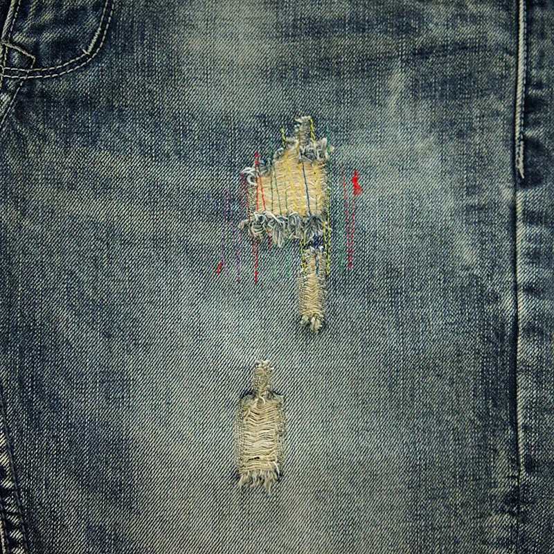 

New Summer Fashion Designer Men Jeans Retro Yellow Blue Ripped Denim Shorts Vintage Embroidery Designer Hip Hop Short Jeans Men