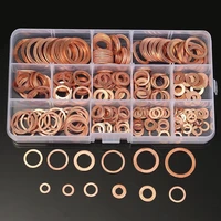 100200280 pcs copper sealing solid gasket washer sump plug oil for boat crush flat seal ring tool hardware accessories pack