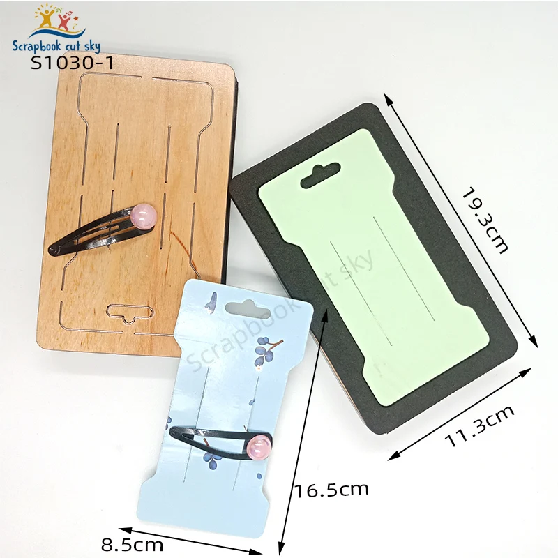 

Hairpin Cards DIY S1030 Muyu Wooden Mold Cutting Dies Scrapbook Dies Suitable For Market General Machines