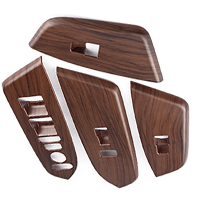 4 шт. автомобиля зерна Внутренний переключатель окна панель Крышка отделка