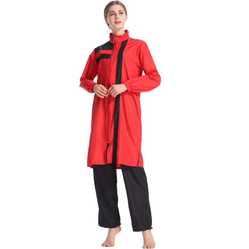 BAILUNMA Burkinis мусульманская одежда для плавания сшитый консервативный стиль