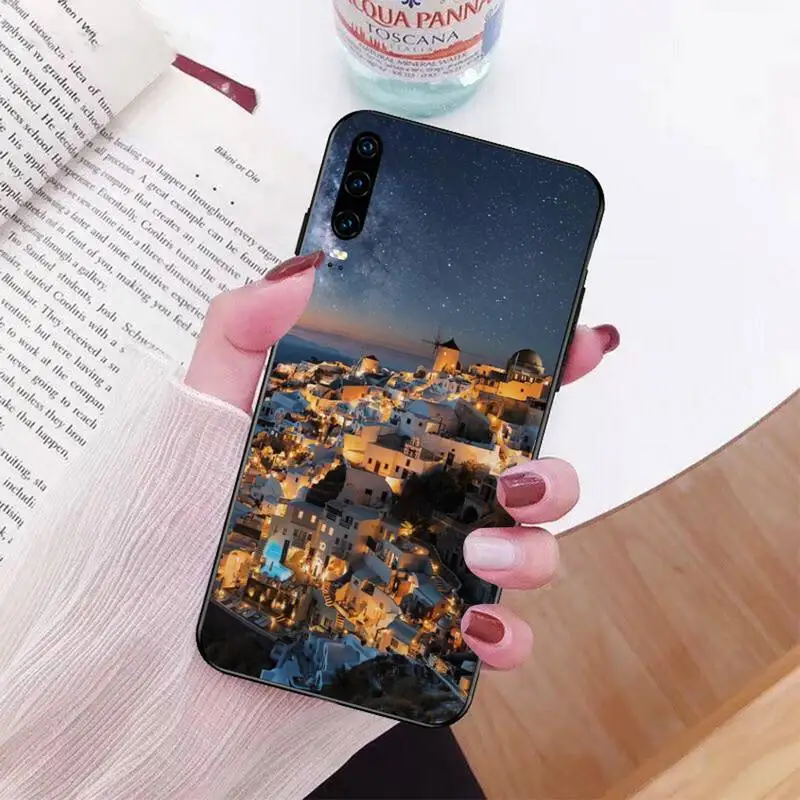 Мягкий черный чехол для телефона PENGHUWAN с древним флагом Греции Huawei P30 P20 P10 P9 P8 Mate 20