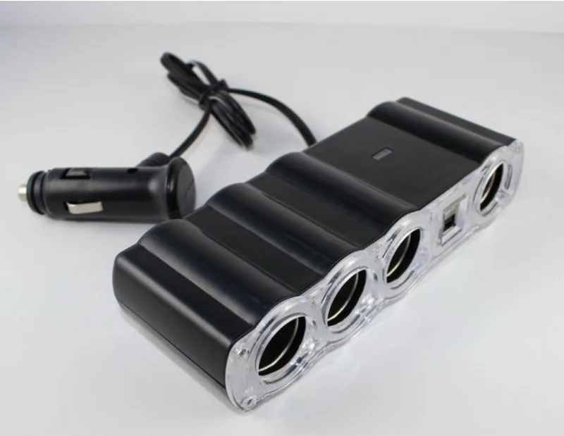 USB адаптер зарядное устройство двойной автомобильный прикуриватель для