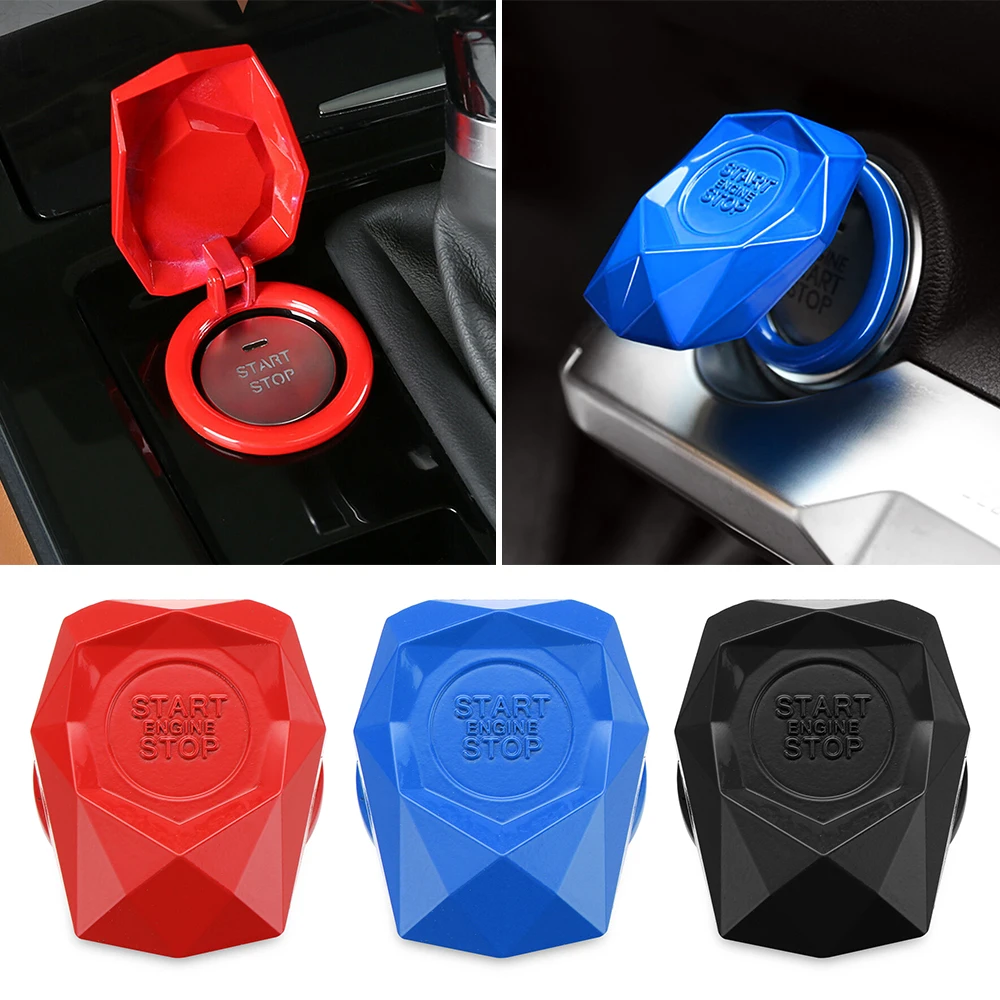 Стильная крышка переключателя пуска автомобиля 1 шт. предотвращает царапины